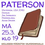 Elokuva: Paterson (huom: klo 19)