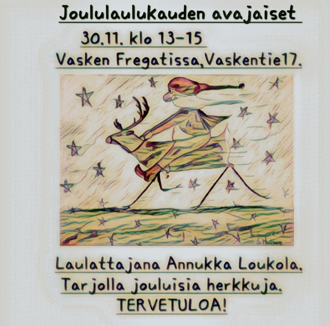 Joulukauden avajaiset Vasken Fregatissa