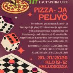 Nuorten pizza- ja peliyö metsästysseuran majalla
