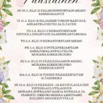 Kiirastorstain messu Hailuodon kirkossa