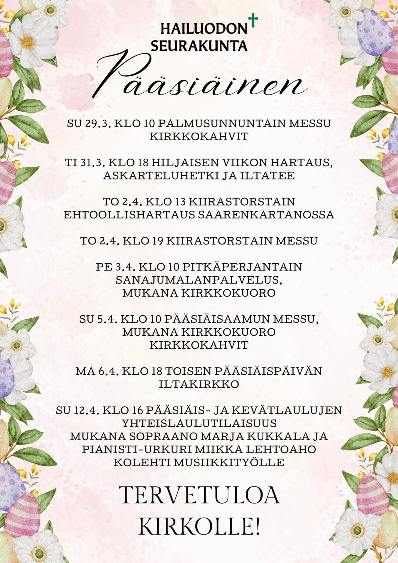 Palmusunnuntain messu