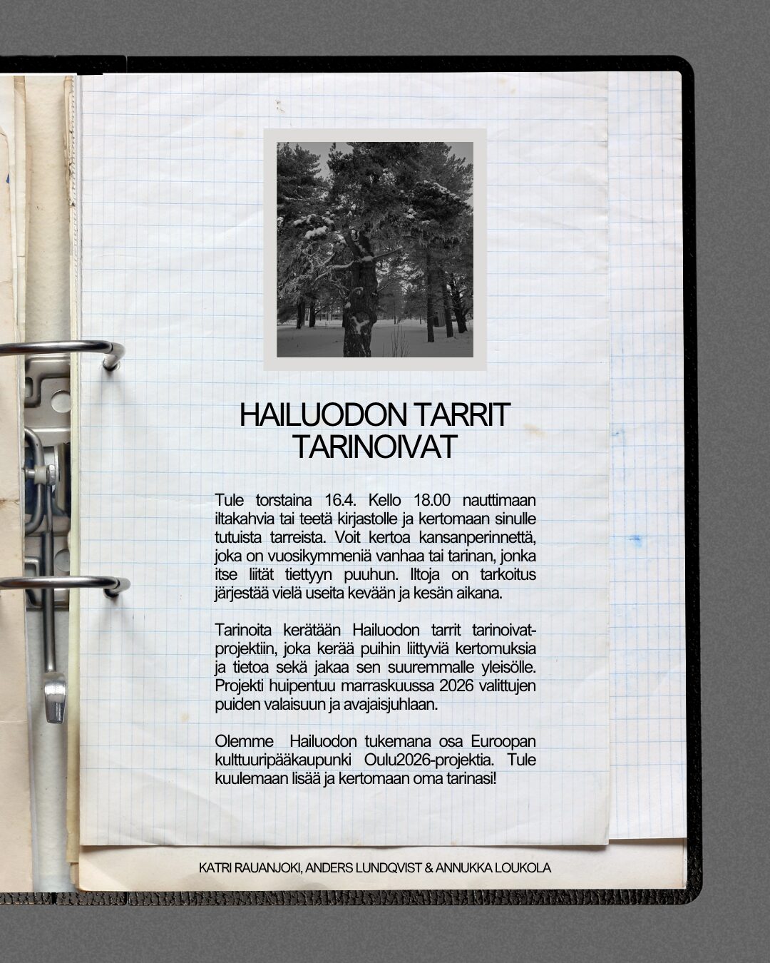 Hailuodon tarrit tarinoivat kirjastolla