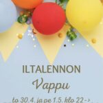 Ravintola Iltalennon vappu 30.4. - 1.5.2026