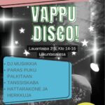 Vappudisco Liikkuntasalissa