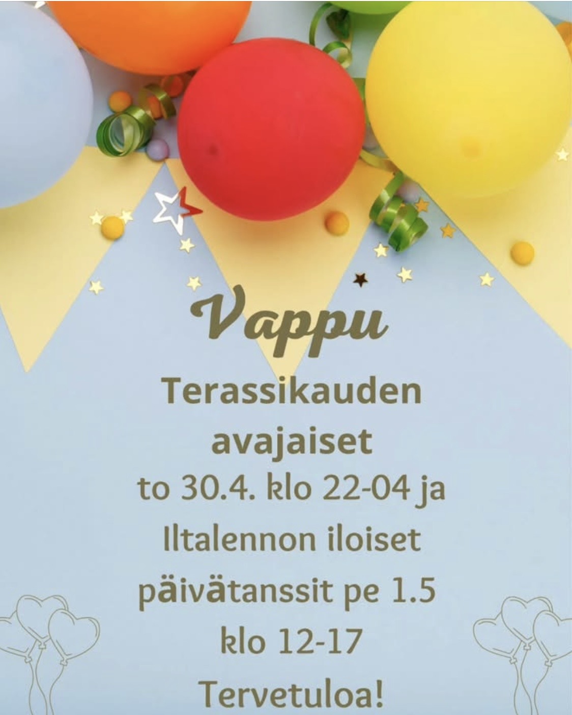 Ravintola Iltalennon vappu