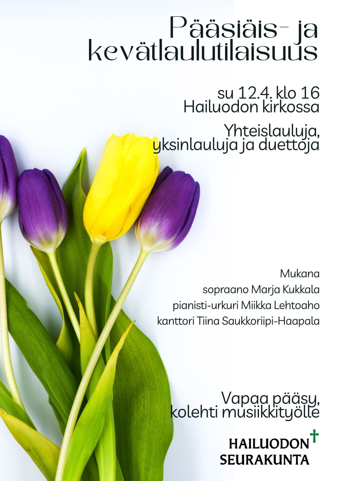 Kevätlaulutilaisuus Hailuodon kirkossa