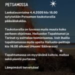 Lankalauantain pääsiäistapahtuma Petsamossa