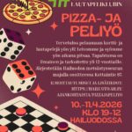 Pizza- ja peliyö Metsästysseuran majalla