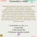Tarinoiden voima kirjastolla la 25.4.2026
