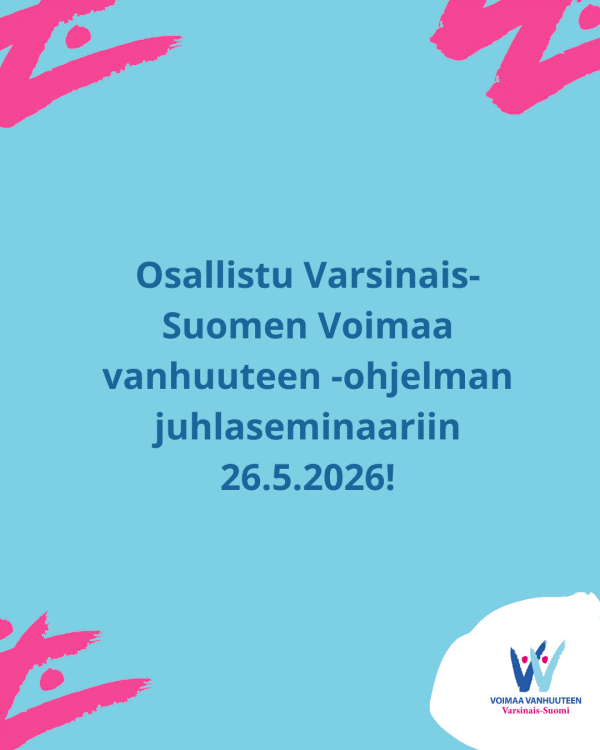 Voimaa vanhuuteen -ohjelman juhlaseminaari