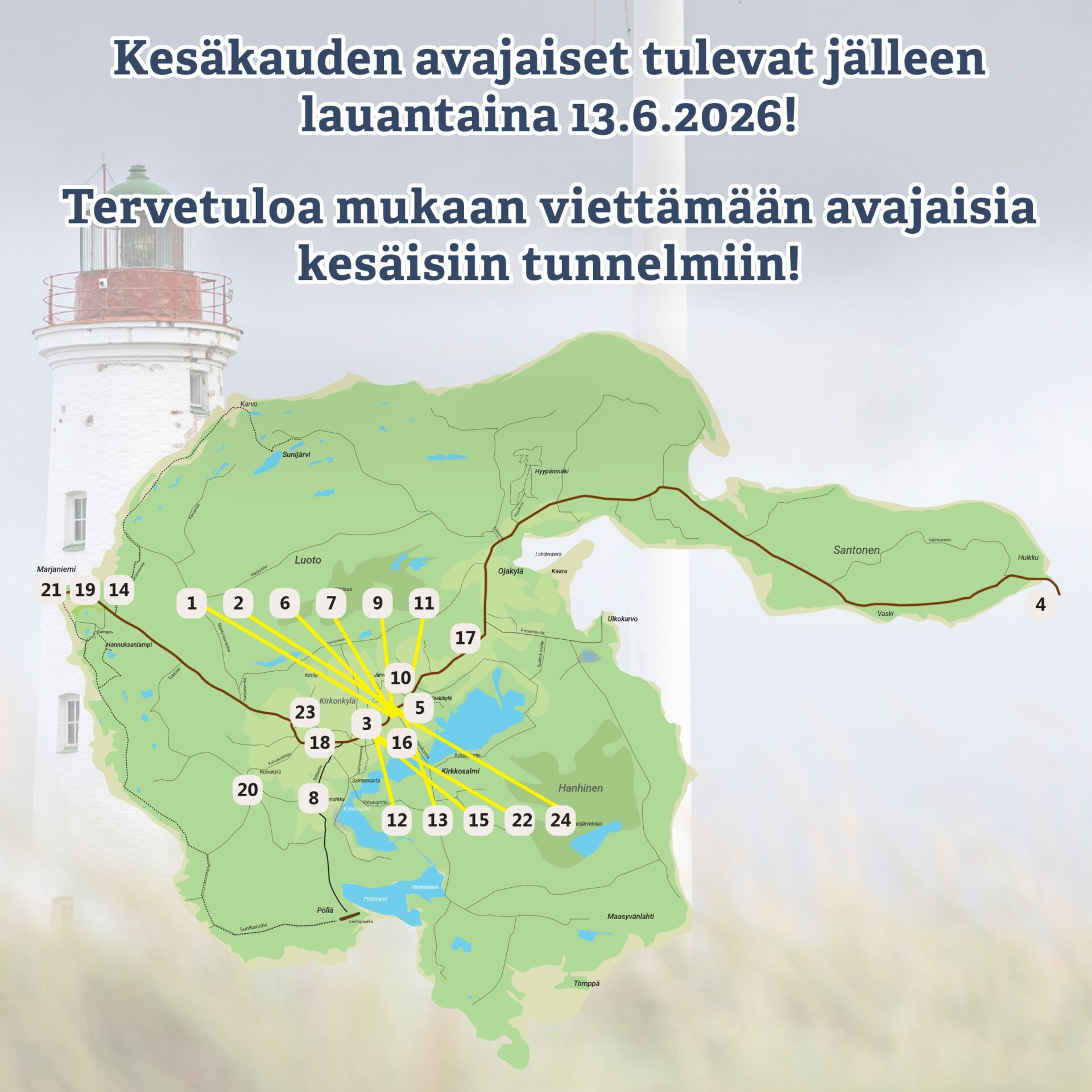 Hailuodon kesäkauden avajaiset 13.6.