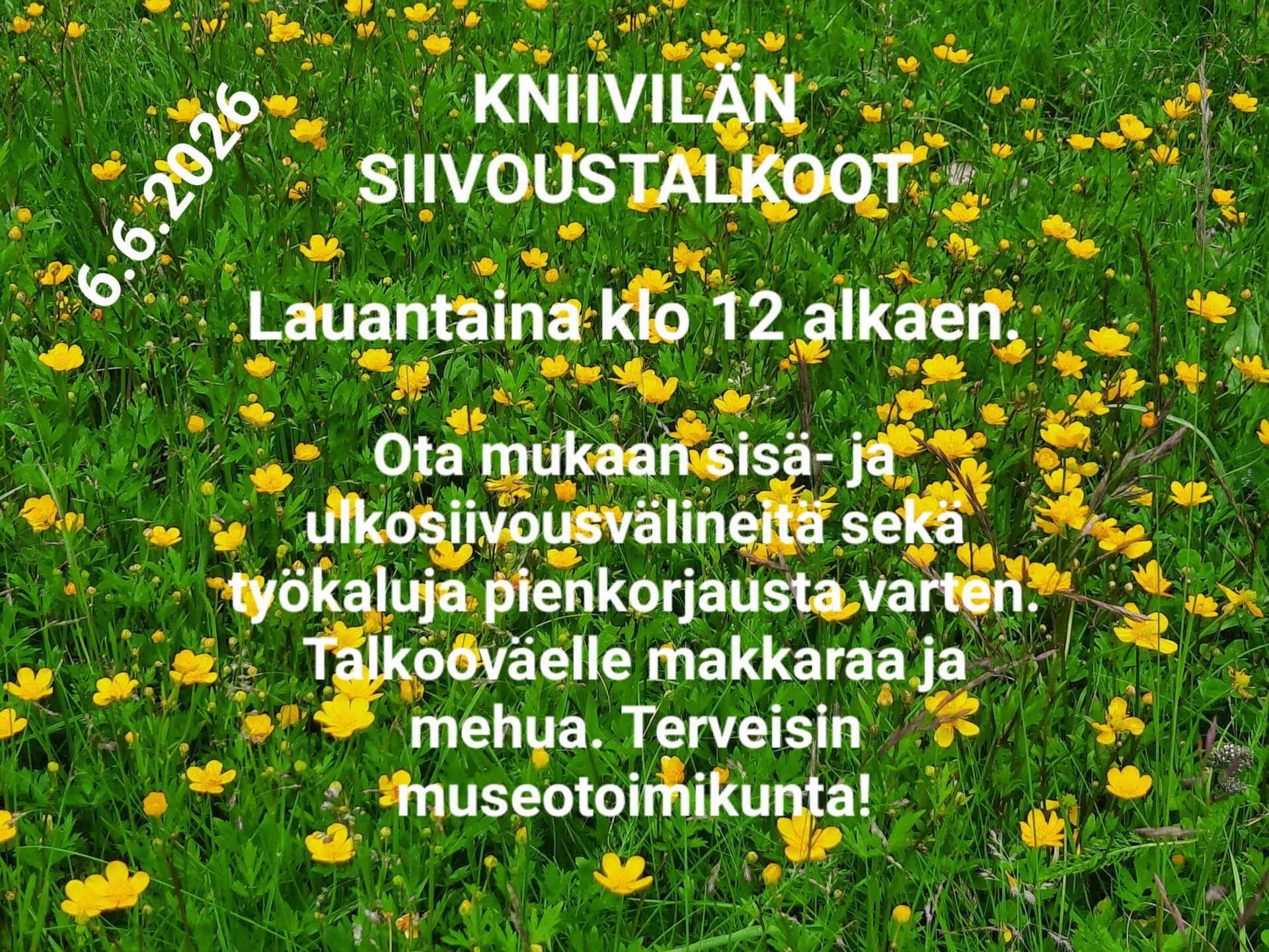 Kotiseutumuseo Kniivilän siivoustalkoot