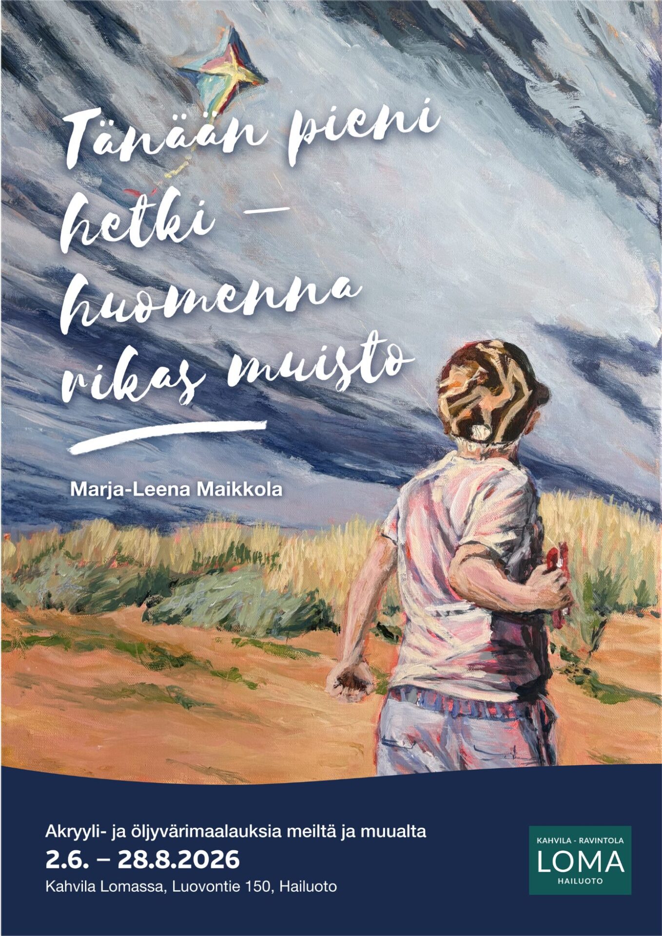 Loman kesänäyttely, M-L Maikkola: Tänään pieni hetki - huomenna rikas muisto