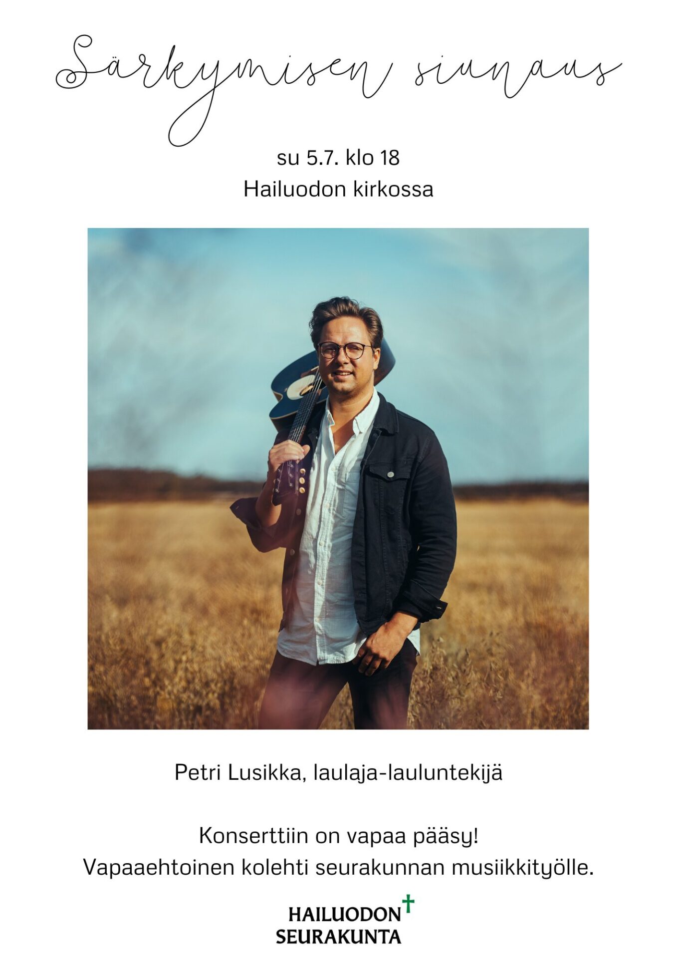 Konsertti Hailuodon kirkossa: Särkymisen siunaus