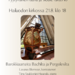 "Tyytyväinen rauha ja sielulle rakas ilo" -konsertti Hailuodon kirkossa