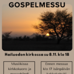 Isänpäivä kakkukahvit ja Gosbelmessu