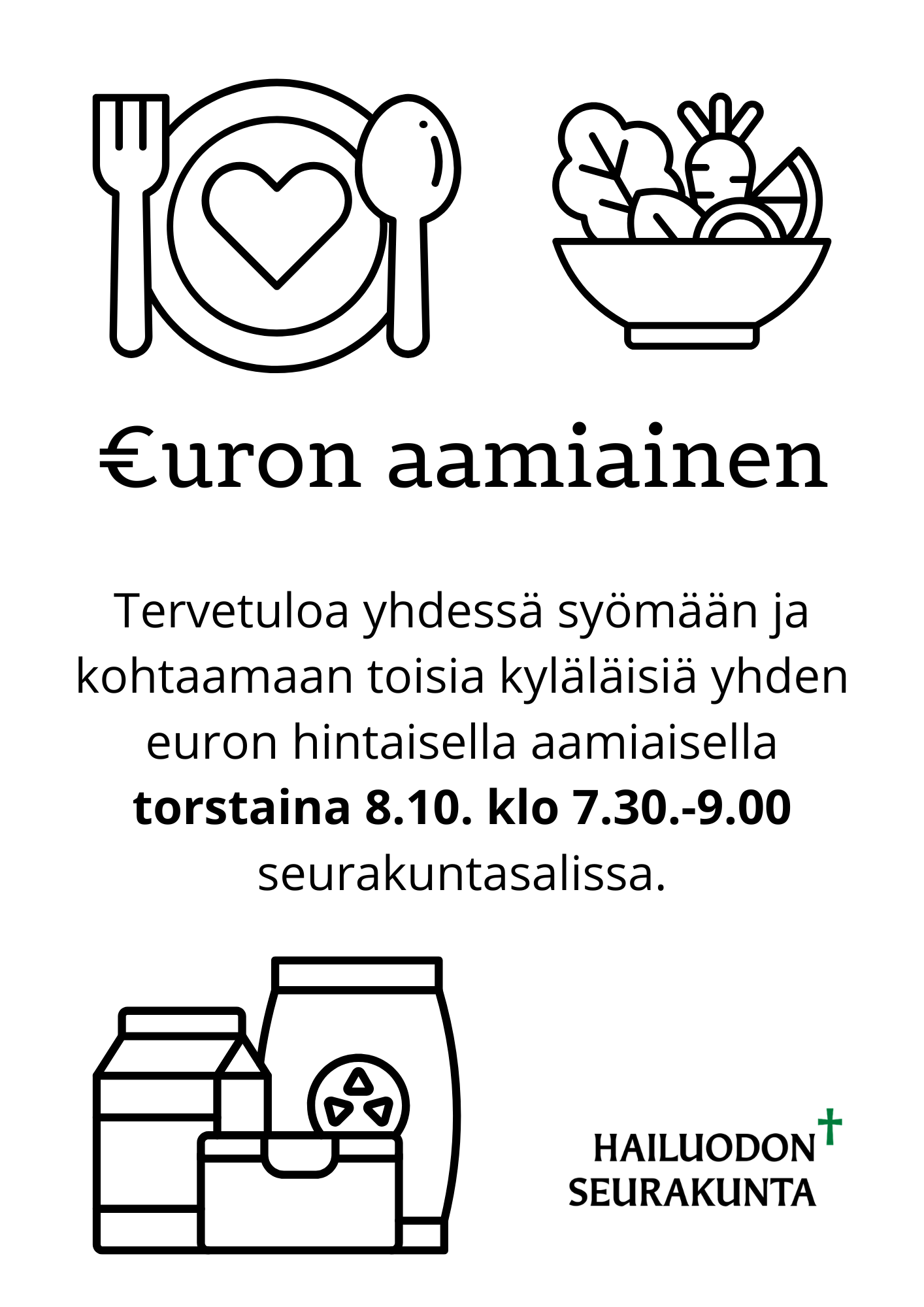 Euron aamiainen kirkolla