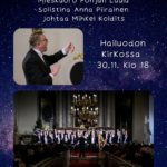 Mieskuoro Pohjan Laulu konsertoi kirkossa